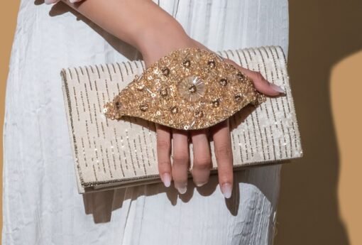 ATHEER CLUTCH - GOLD - Image 2