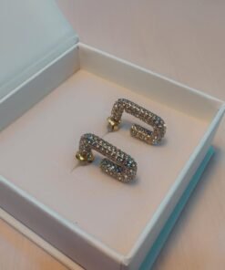 Alternative view of LUNA GOLD EARRINGS