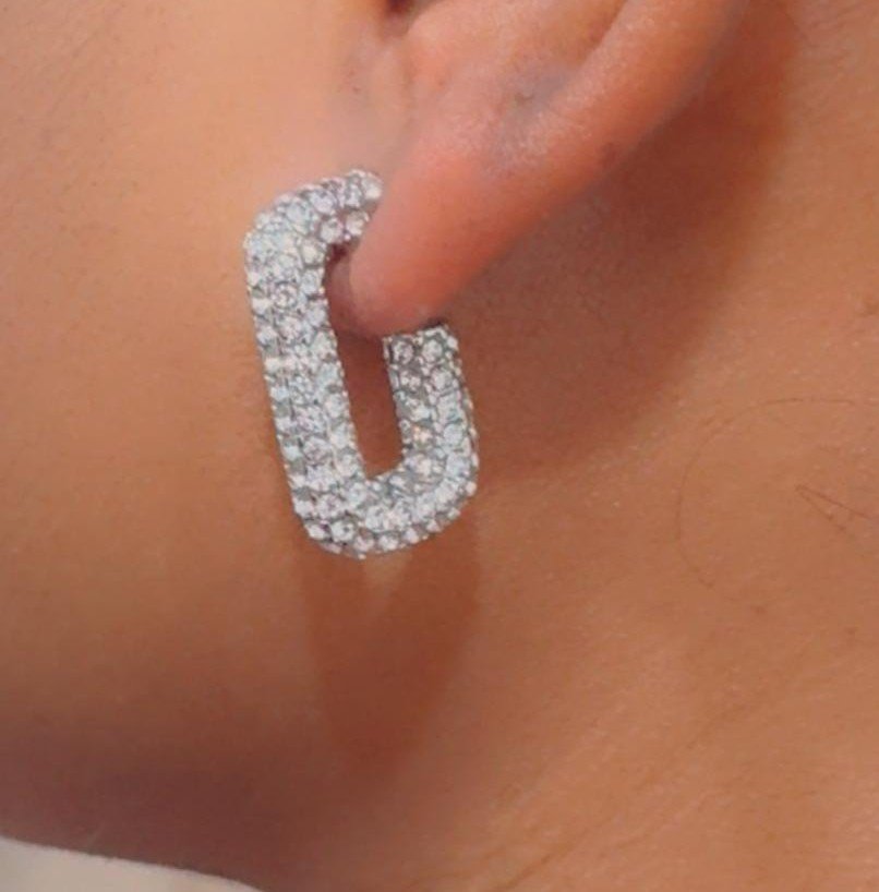 LUNA SILVER EARRINGS - Image 2