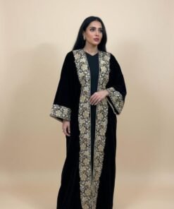 VELVET BESHT - BLACK