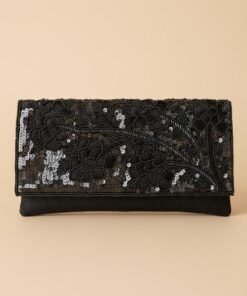 ASIA CLUTCH -BLACK