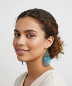 Alternative view of MEXICAN SKY EARRINGS