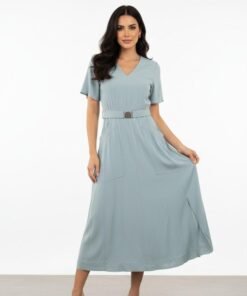 BLUE COTTON DRESS